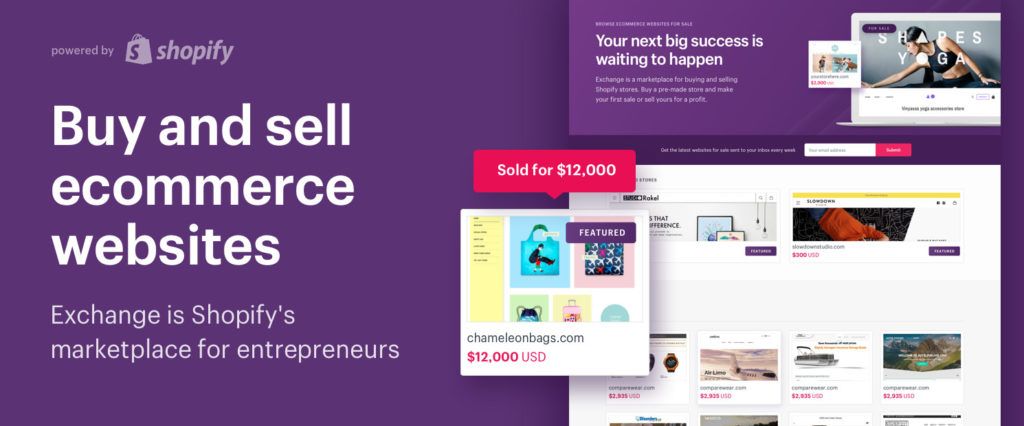 Shopify Exchange Site