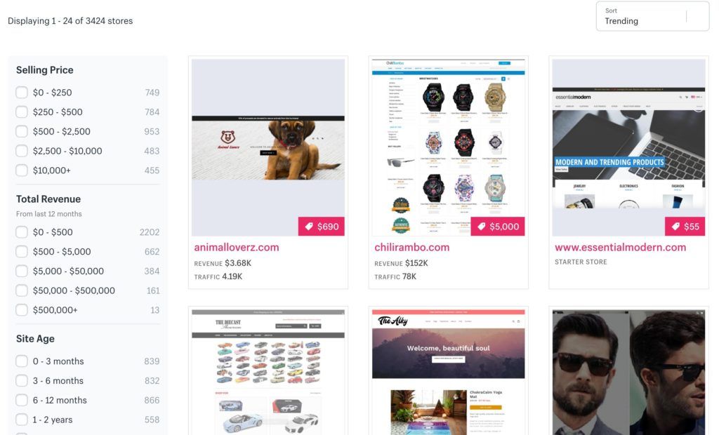 Shopify Exchange Pages