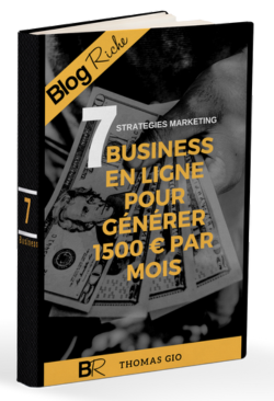 7 business en ligne pour générer 1500 € par mois